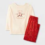 Girls' 2pc Long Sleeve Pajama Set - Cat & Jack™