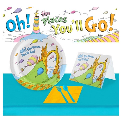 Dr Seuss Oh The Places You Ll Go Party Kit For 48 Target