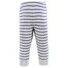 Hudson Baby Boys Cotton Pants and Leggings, Stripe Burgundy Olive - 3 of 4