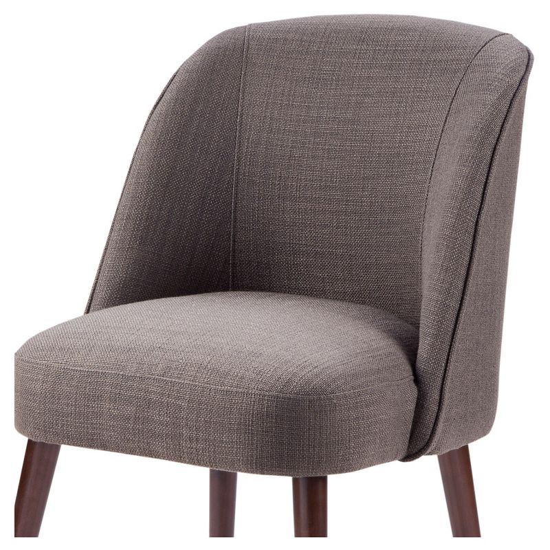 Oda Rounded Back Dining Chair - Charcoal, 6 of 10