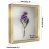 Americanflat Shadow Box Frame 1.5 Inches Deep Box Frame for Objects Pictures and Memorabilia - 2 of 4