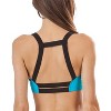 Balanced Tech Women's Athletic Thick Strap Caged Sport Bra - Turquoise - Medium - 2 of 2