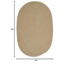 Colonial Mills Softex Check Area Rug - Celery Check 2'x3' - 2 of 2