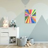Stupell Industries Be Kind Phrase Rainbow Stripe Burst - 2 of 4
