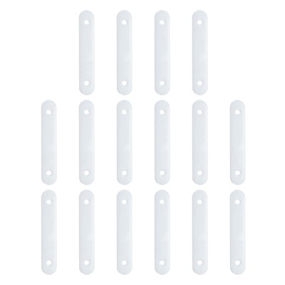 Unique Bargains Home Office Hotel Windproof Curtain Tablecloth Weights White 16 Pcs