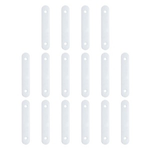 Unique Bargains Home Office Hotel Windproof Curtain Tablecloth Weights White 16 Pcs - 1 of 4