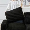 126" Corduroy L-Shaped Sectional Sofa with Cup Holders & USB Ports - 4 of 4