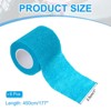 Unique Bargains Self-Adhesive Elastic Breathable Bandage Athletic Tapes 6 Rolls 1" x 177" - 2 of 4