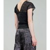 Women's Shimmer Lace Top - current air - 3 of 4