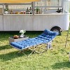 Sportneer Folding Camping Cot Portable Outdoor Bed for Adults w/Mat & Storage Bag & Carry Bag, Heavy Duty Cots - 2 of 4