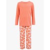 Fruit of the Loom Girls Long Sleeve Fleece Pajama Set, 2-Piece, Sizes 4-16 - 4 of 4