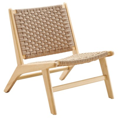 Modway Saorise Wood Accent Lounge Chair