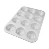 Fat Daddio's Anodized Aluminum Muffin Pan, Silver - 2 of 4