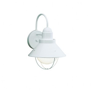 Kichler Lighting Seaside 1 - Light Wall Light in  White - 1 of 2