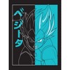 Dragon Ball Z Super Two-Toned Anime Men's Black T-Shirt - 2 of 3