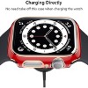 Worryfree Gadgets Bumper Case with Screen Protector for Apple Watch 38mm, White/Silver - 4 of 4