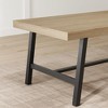 Industrial Dining Table for 6-8 People, 70.87" Long Wooden Kitchen Table with Sturdy Metal Frame for Dining room, Kitchen - 4 of 4