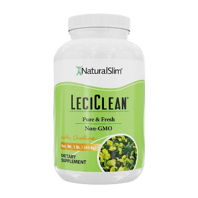 NaturalSlim Leciclean - Soy Lecithin Granules with Choline - Pure Lecithin Powder