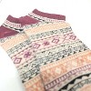Warm Woolen Block Knitting Ankle Socks - Women's Sizes, Adult Medium from the Sock Panda - 2 of 3