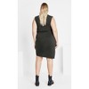 Women's Plus Size Ivy Wash Dress - black wash | CITY CHIC - 2 of 4