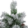 Northlight 2 FT Flocked Pine Artificial Christmas Tree in Burlap Base - Unlit - 3 of 4