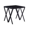 Magenta 22" Accent Tables Black and Glass - Acme Furniture - 3 of 4