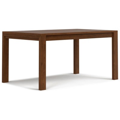 Sapphtopaz Dining Table Kitchen Table 60" Wooden Rectangular Dining Table with Wood Legs for Kitchen, Dining Room