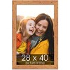 PosterPalooza | Shabby Chic Orange Picture Frame - UV Acrylic, Foam Board Backing, Hanging Hardware - 2 of 4