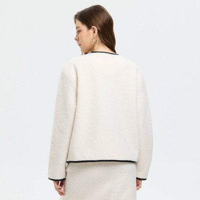 A New Day Women's Contrast Binding Jacket - A New Day™ Black S — фото 2