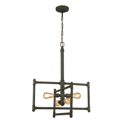 Wymer 4 Light Pendant Bronze - EGLO