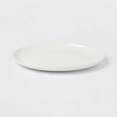 10" Stoneware Avesta Oval Serving Platter White - Project 62™
