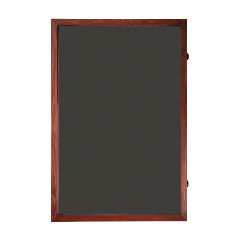 Merrick Lane Jersey Display Case with Solid Pine Wood Frame, Fabric Backing Board, and Anti-Theft Lock, 4 of 14
