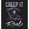 Bioworld Grim Reaper "Creep It Real" Adult Crew Neck Long Sleeve Tee - 2 of 2