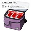 Tirrinia Adults Kids Insulated Leakproof Lunch Bag With Pocket, Reusable Lunch Bento Box, Small Lunch Cooler Tote Bag, Back-To-School Essential - 4 of 4