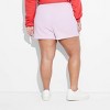 Women's High-Rise Fleece Shorts - Wild Fable™ - 3 of 3