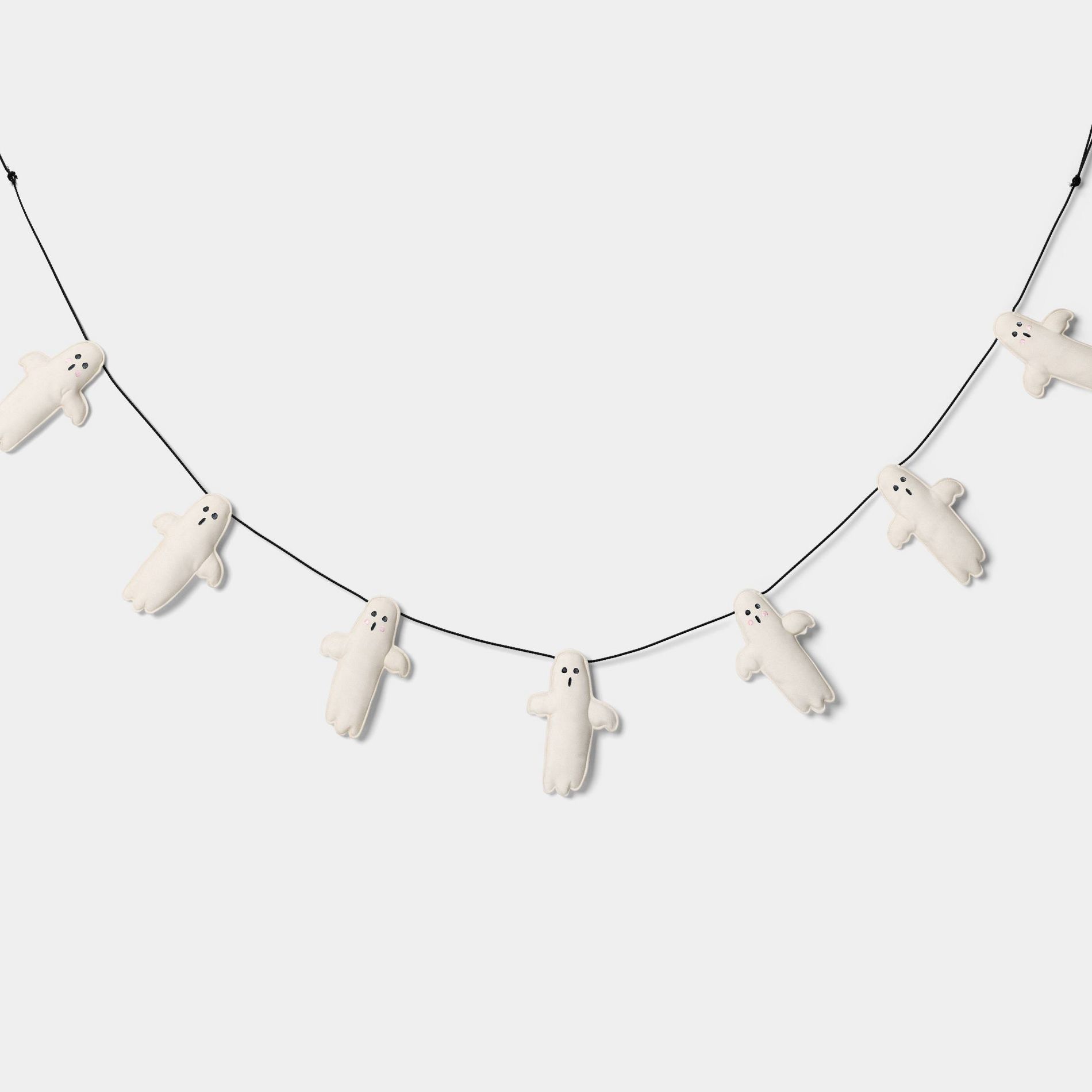 Classic Halloween Velvet Ghosts Garland - Hyde and EEK! Boutique™