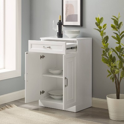 White Birch Accent Cabinet with Adjustable Shelving