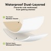 KeaBabies Isla Waterproof Crib Sheets for Boys, Girls, 2pk Baby Fitted Crib Sheet, Waterproof Crib Mattress Protector Sheets - 3 of 4