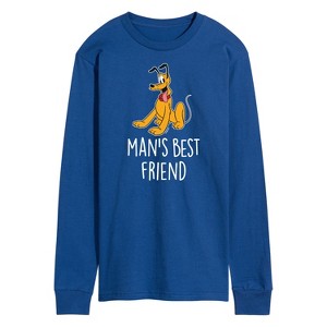 Men's - Disney - Mans Best Friend Long Sleeve Graphic T-Shirt - 1 of 4