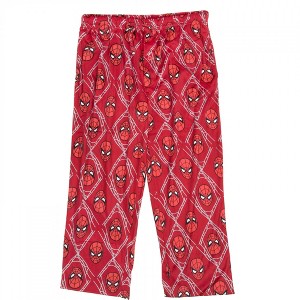 Mens Spider-Man Mask All Over Print Sleep Pants - 1 of 2