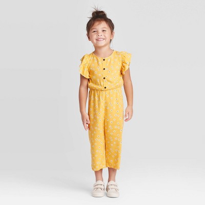 yellow girls jumpsuit