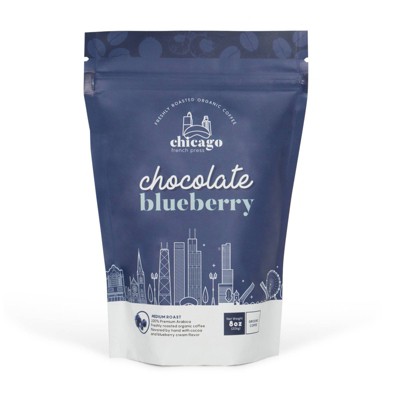 Chicago French Press Chocolate Blueberry Medium Roast Coffee - 8oz