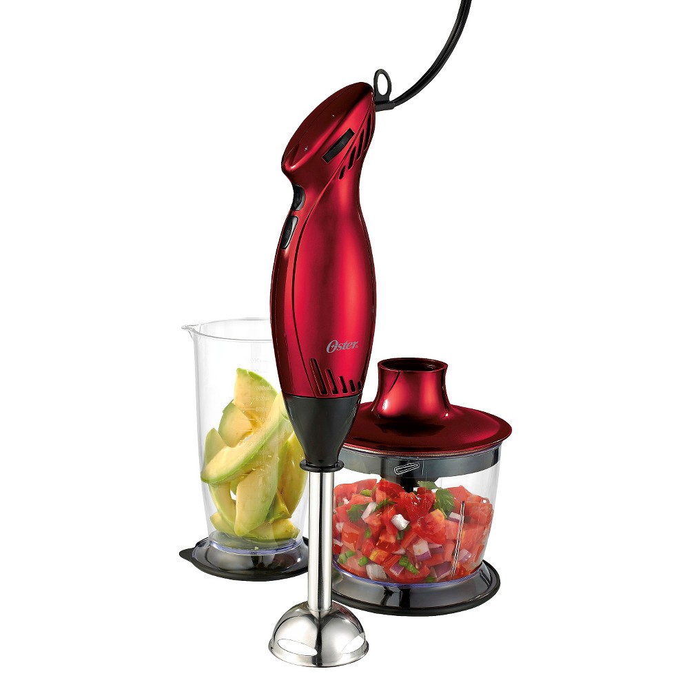 UPC 034264476127 product image for Oster Immersion Hand Blender - Metallic Red FPSTHB26RDP | upcitemdb.com