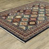 Lilihan 003B6 Navy/Multi 3'3" X 5' Indoor Area Rug - 3 of 4