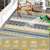 Acekool Reversible Outdoor Rug, Waterproof Plastic Straw Area Rug, Patio & Camping Carpet, Lightweight, Easy Clean, Portable for Deck & Backyard - 4 of 4