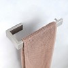 ChicFurnit Bathroom Towel Holder 4 Piece Stainless Steel Set for Easy Install and Modern Organization, Silver, 25"*5.3"*2.75" - 2 of 4