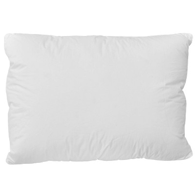 Jumbo White Cotton Hypoallergenic Down Wrap Pillow