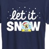 Women's - SpongeBob SquarePants - Let It Snow Short Sleeve Graphic T-Shirt - 2 of 4