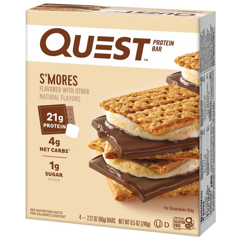 Quest Nutrition 21g Protein Bar - S'mores, 3 of 13