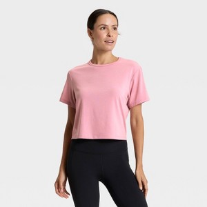 Women's Crewneck Short Sleeve T-Shirt - All In Motion™ - 1 of 4